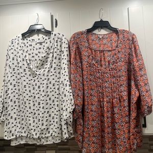Two fun Blouses (Women’s 3X)